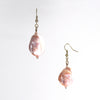 Silver and Agate Earring