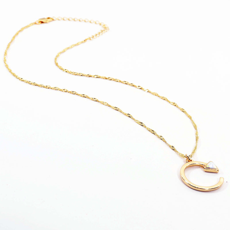 Refresh Charm Necklace – 14K Gold Plated